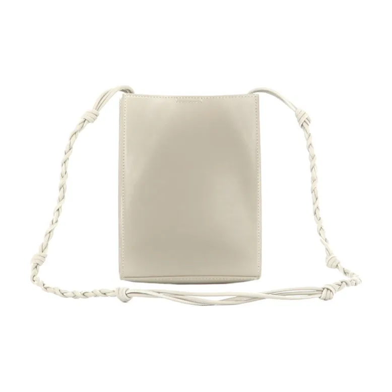 JIL SANDER Calfskin With Lambskin Crossbody Bag Unisex-2