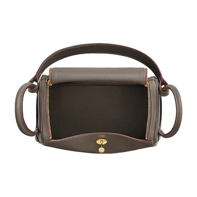 HERMES Lindy Evercolor Leather Handbag, Shoulder Bag Women's-2