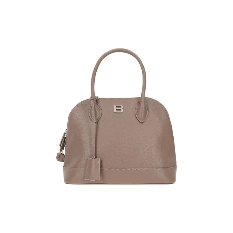 Balenciaga Ville Calfskin Shoulder Bag Crossbody Bag Handbag Regular Women's Mink Grey-0