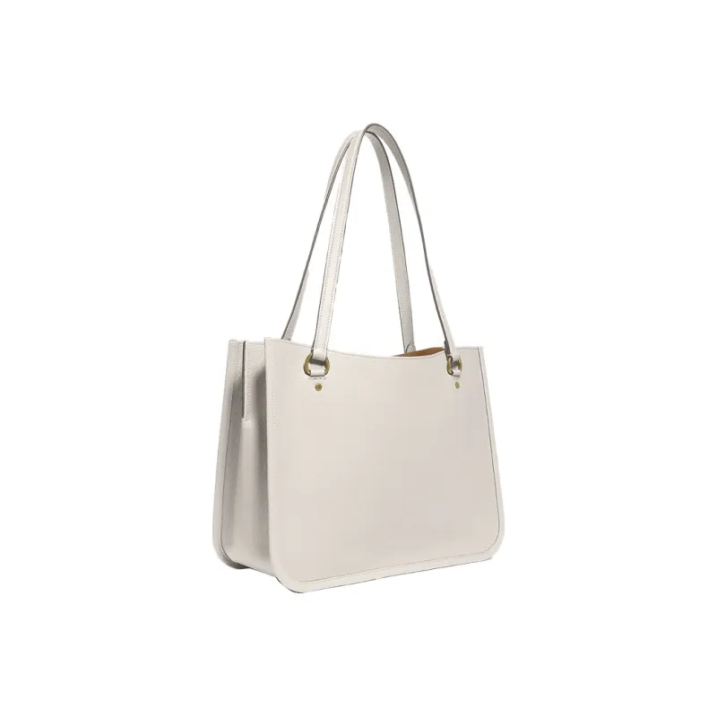 COACH Tyler Leather Handbag, Shoulder Bag Women's White-1