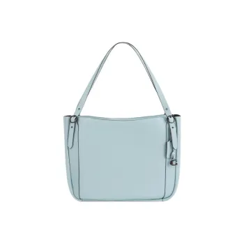 COACH Alana Canvas With Pebbled Leather Tote Bag Shopping Bag Handbag Shoulder Bag Women's Mint Green