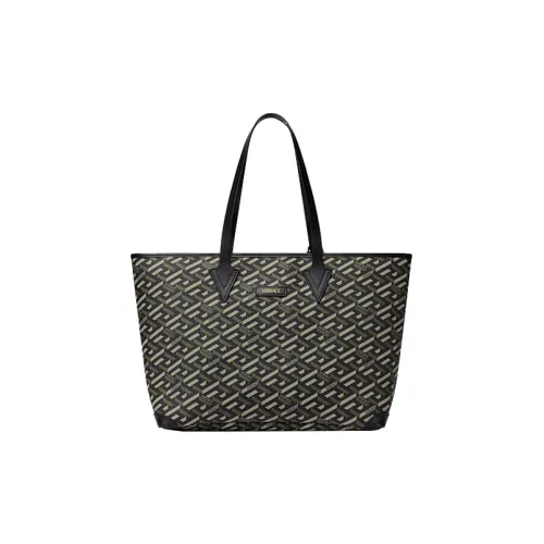 VERSACE Cotton Tote Bag Shopping Bag Shoulder Bags Unisex Jasper