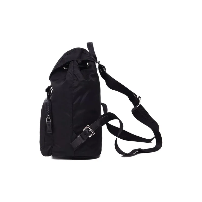 PRADA Nylon Backpack Unisex Black-1
