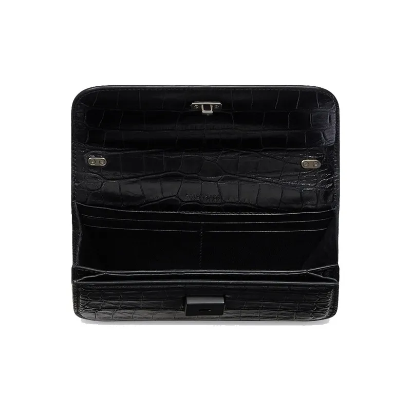 Balenciaga Gossip Cow Leather Chain Bag Shoulder Bag Crossbody Bag Extra Small Women's Black-3