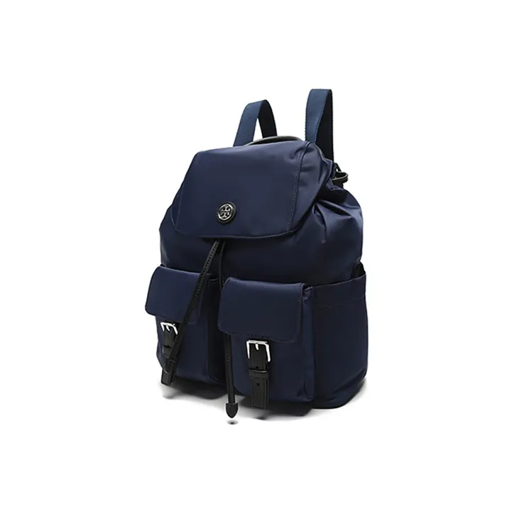 TORY BURCH Nylon Backpack Medium Size Women's Marine Blue-1
