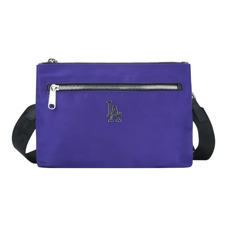 MLB Nylon Crossbody Bag Regular Unisex Purple-1