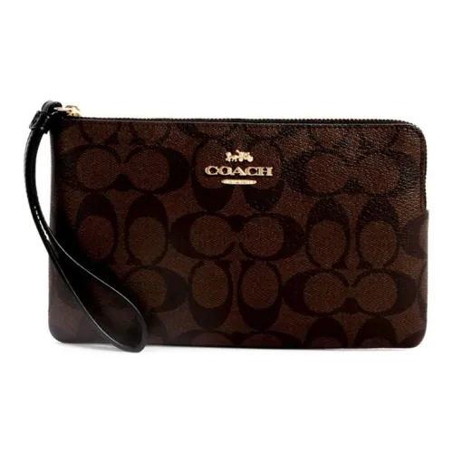 COACH Women Corner Zip Clutch