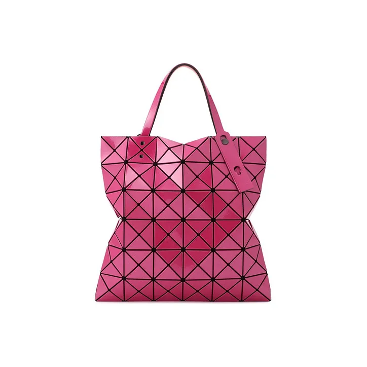 ISSEY MIYAKE Vinyl Chloride Resin Tote Bag, Shopping Bag, Shoulder Bag, Handbag Regular Women's Fuchsia-1