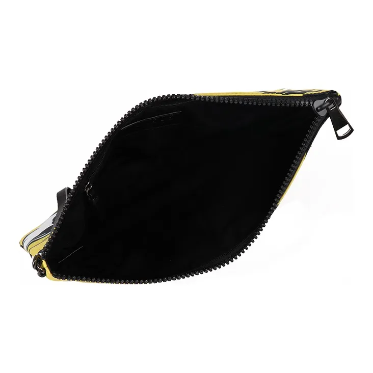 VERSACE Fabric Clutch Unisex Yellow-3