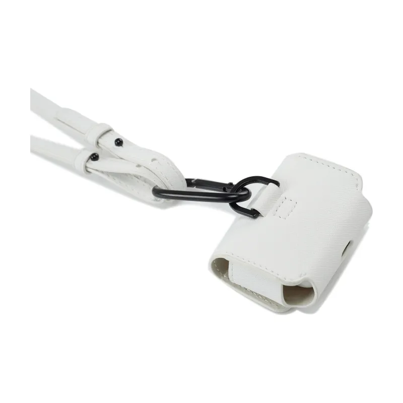 FPA Leather Earphone Case Unisex Black/White-6