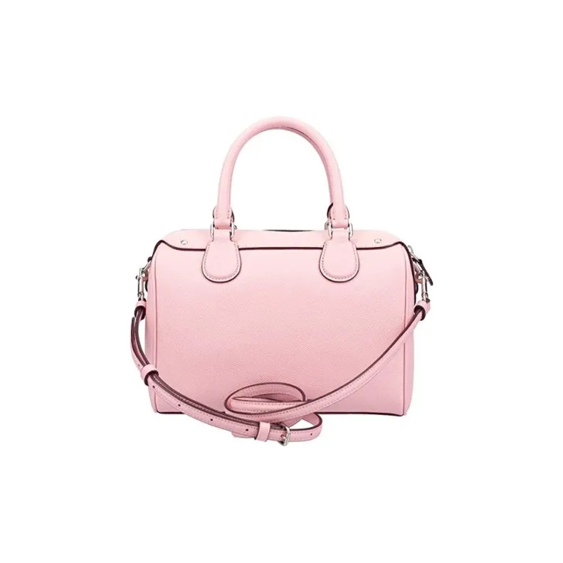 COACH Bennett Genuine Leather Boston Bag Handbag Shoulder Bag Crossbody Bag Mini Women's Light Cherry Blossom Pink-3