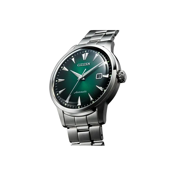 CITIZEN Mechanical Movement Stainless Steel Strap Watch 41mm Unisex Green Dial NK0007 88X-2