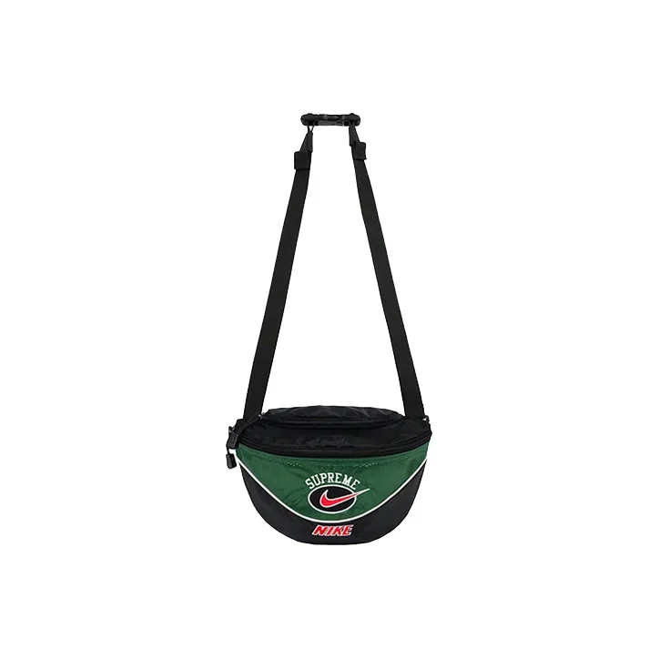Supreme Nike Collaboration Nylon Crossbody Bag, Sling Bag, Fanny Pack Regular Unisex Green-0