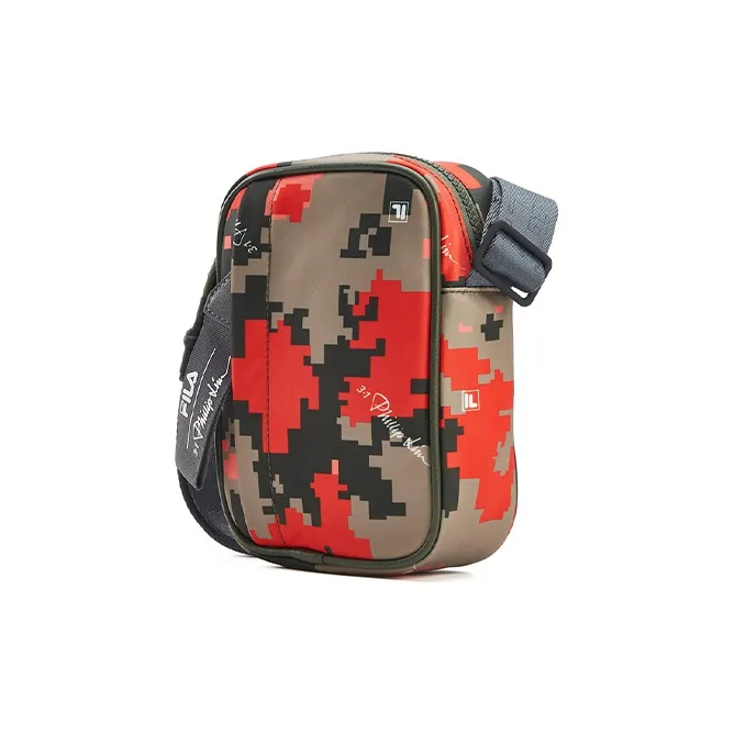 FILA 3.1 Phillip Lim Collaboration Fabric Shoulder Bag Crossbody Bag Regular Unisex Camouflage Red Green-1