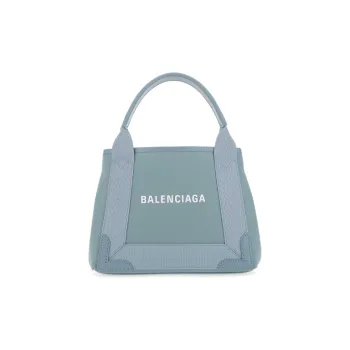 Balenciaga Cotton Tote Bag, Shopping Bag, Handbag Regular Women's Blue