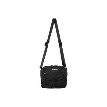 MostwantedLab Polyester Shoulder Bag, Crossbody Bag Small Size Unisex Black
