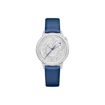 VACHERON CONSTANTIN ÉGÉRIE Automatic Mechanical Movement Women's Watch 35mm White Dial Genuine Leather Strap