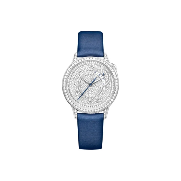 VACHERON CONSTANTIN ÉGÉRIE Automatic Mechanical Movement Women's Watch 35mm White Dial Genuine Leather Strap-0