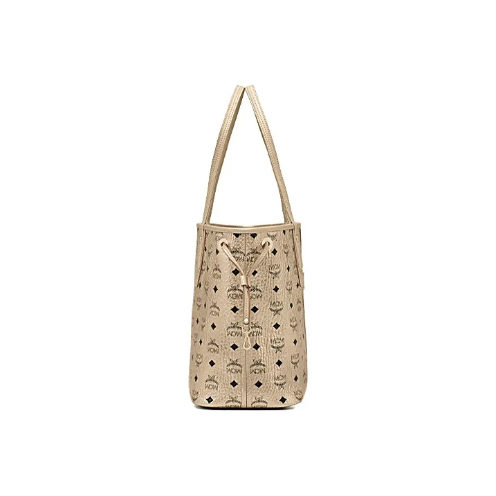 MCM Reversible Liz Shopper Visetos Medium Beige-1