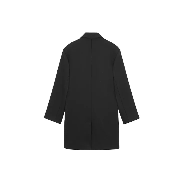 Maison Kitsune Coats Men Black-1