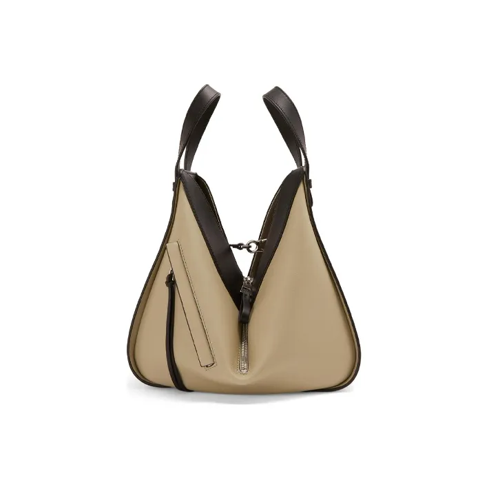 LOEWE Hammock Calfskin Handbags Shoulder Bag Crossbody Bag Small Size Women's Black/Beige Brown-2