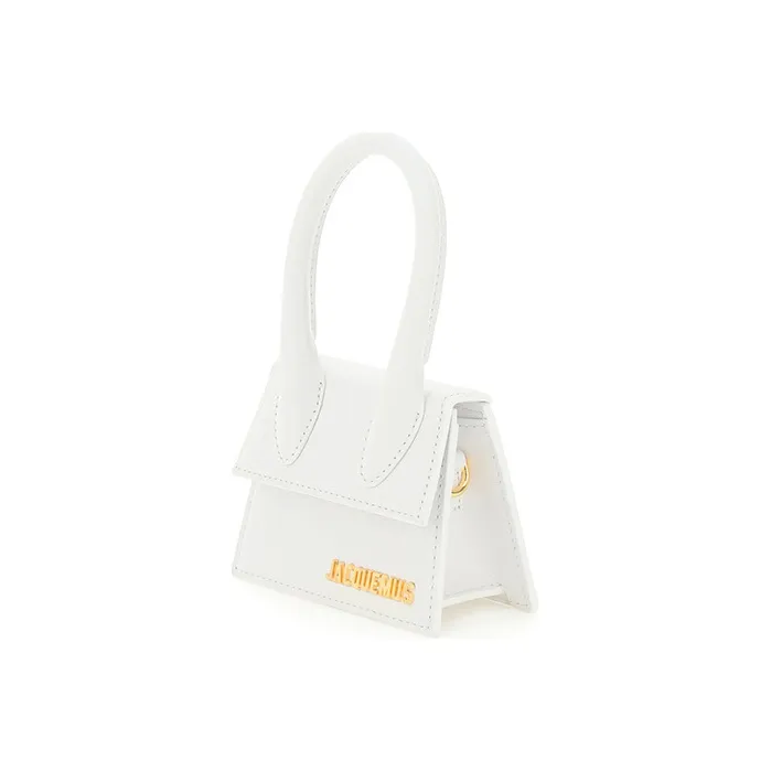 Jacquemus Le Chiquito Leather Shoulder Bags Handbags Women's White-1