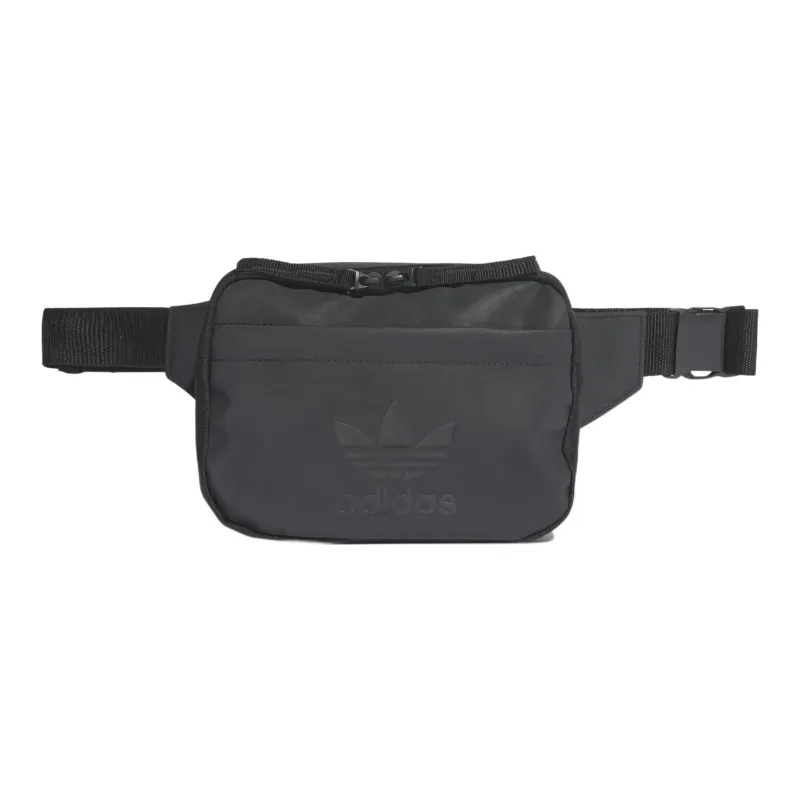 Adidas Originals TPU Sling Bags One Shoulder Crossbody Fanny Pack Unisex Pure Black-0