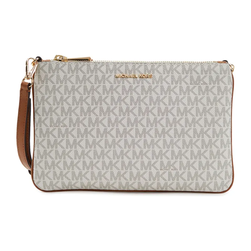 MICHAEL KORS MICHAEL KORS Handbag Collection Crossbodies Leather Clutch Women's Beige-0