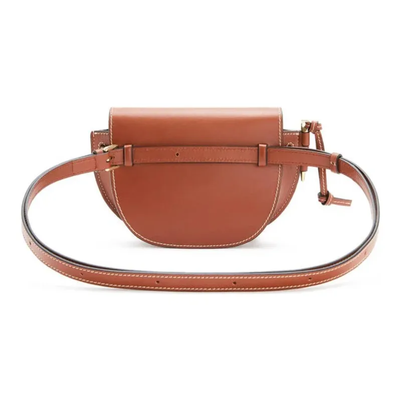 LOEWE Gate Natural Calfskin Bowknot Shoulder Bag Crossbody Bag Mini Women's Rusty-5
