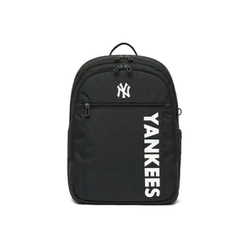 MLB Polyester Backpack Travel Bag Commuter Bag Backpack Regular Unisex Cool Black