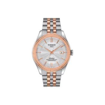 TISSOT Treasure Ring Series Automatic Mechanical Movement Men's Watches Watch 39mm Silver Dial T108.408.22.278.00