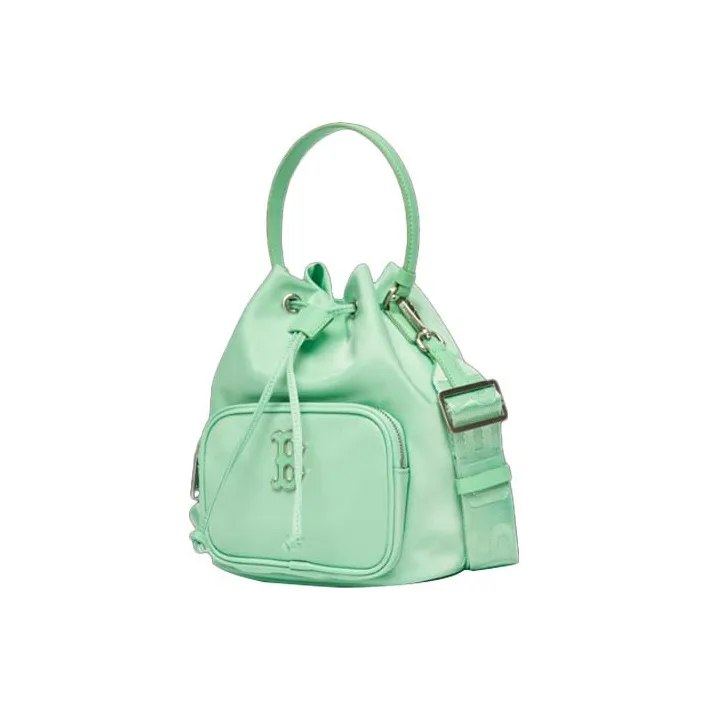 MLB Nylon Fabric Bucket Bag Handbag Shoulder Bag Crossbody Bag Unisex Mint Green-2