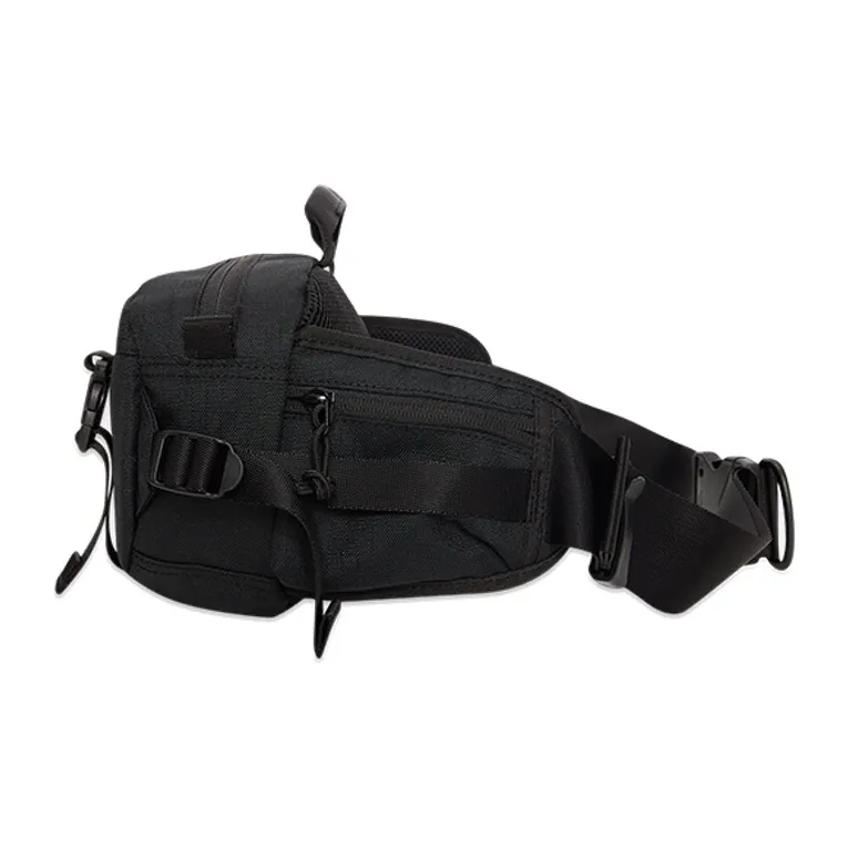 Converse Fabric Fanny Pack Crossbody Bags Regular Unisex Black-2