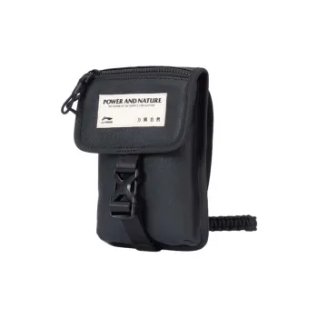 LiNing Urban Outdoor Collection Fabric Shoulder Bag Crossbody Bag Unisex Black