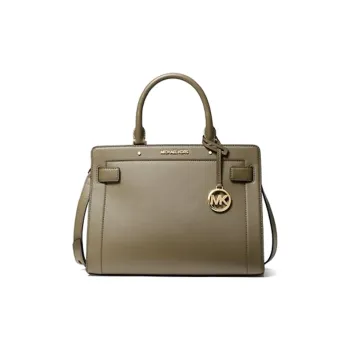 MICHAEL KORS Leather Shoulder Bag Crossbody Bag Handbag Medium Size Women's Army Green