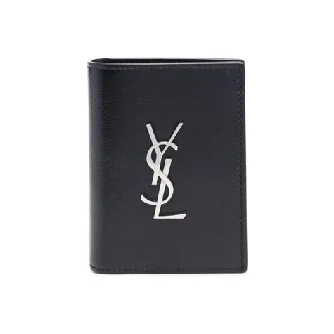 SAINT LAURENT Cassandre Credit Card Wallet-0
