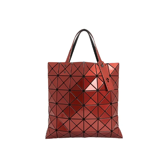 ISSEY MIYAKE PVC Tote Bag, Shopping Bag, Handbag, Shoulder Bag Regular Women's Orange Red-0