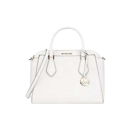MICHAEL KORS MK Daria Cow Leather 2 in 1 Handbag, Crossbody Bag, Shoulder Bag Tubas Women's Ecru