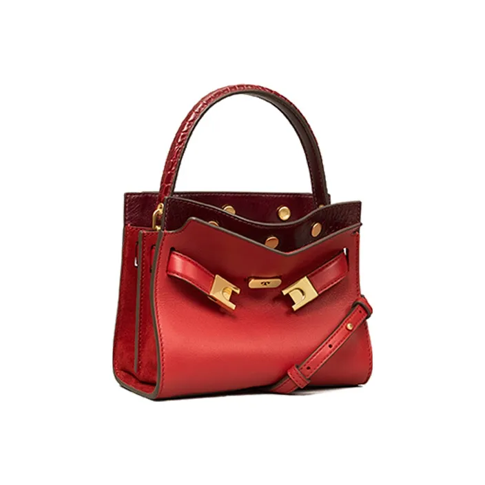 TORY BURCH Cow Leather Shoulder Bag, Handbag Women's Red-1