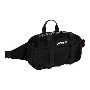 Supreme Nylon Fabric Sling Bag, Crossbody Bag, Fanny Pack Regular Men's Black