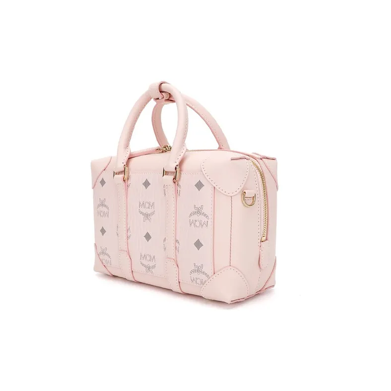 MCM Soft Berlin Visetos Handbags-2