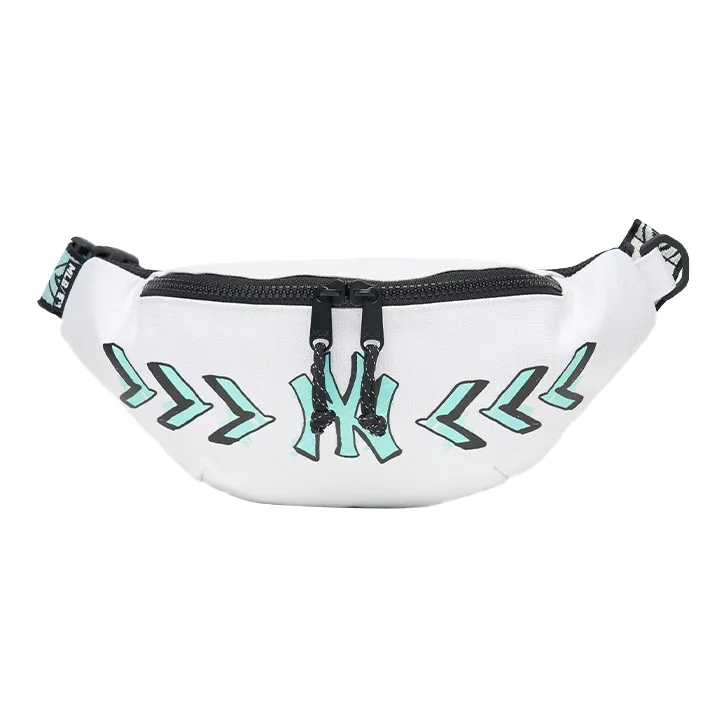 MLB New York Yankees Nylon Fabric Canvas Bag Fanny Pack Regular Unisex White-0