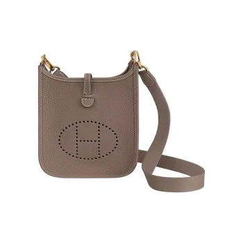 HERMES Evelyne Cow Leather Crossbody Bag, Shoulder Bag Unisex
