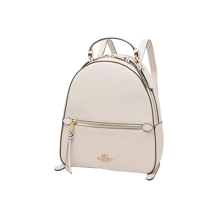 COACH Jordyn Cow Leather Backpack Tubas Women's White-2