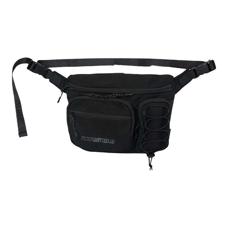 MostwantedLab Machine Buffalo Jin Crossbody Bag, Sling Bag, Fanny Pack Regular Unisex Black-0