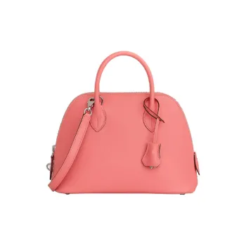 HERMES Bolide Evercolor Calfskin Shoulder Bag Crossbody Bag Handbag Women's Summer Pink/Terracotta Red
