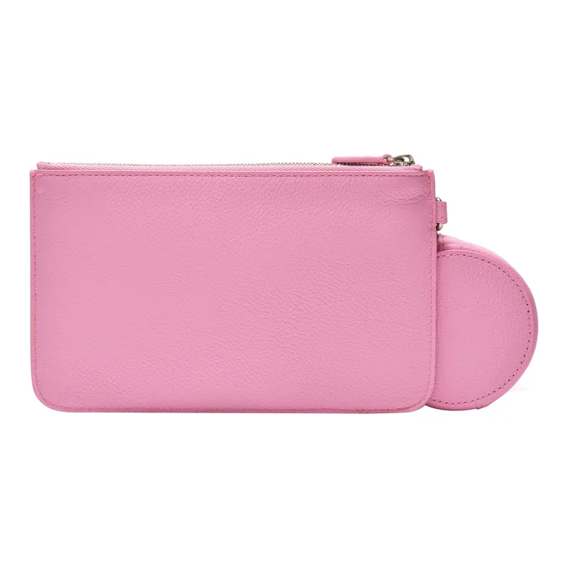 Balenciaga Leather Clutch Regular Women's Pink-1