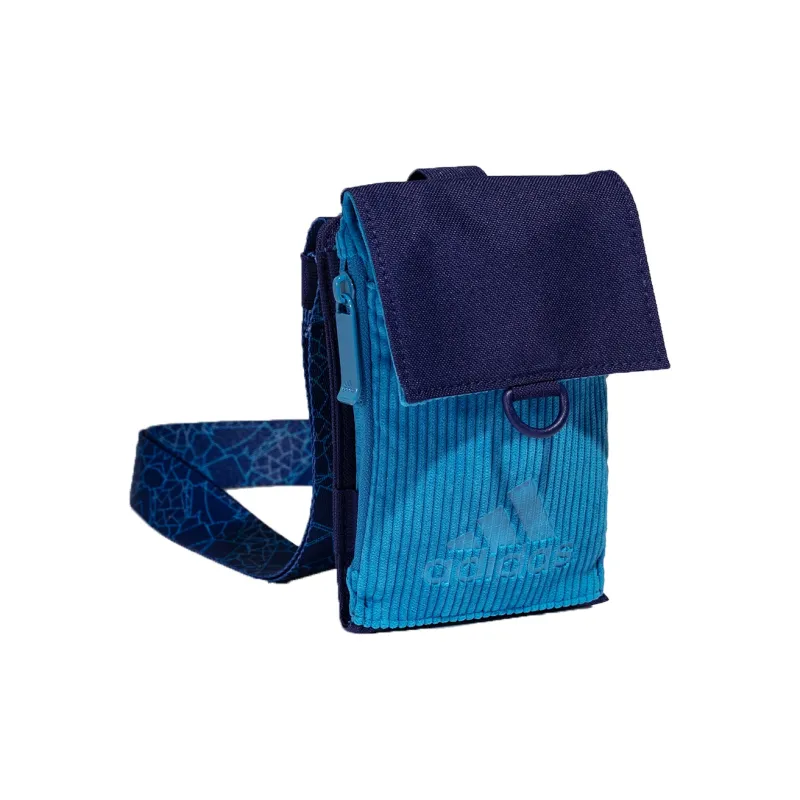 Adidas Polyester Sports Bag Sling Bag One Shoulder Crossbody Fanny Pack Regular Unisex Blue-2