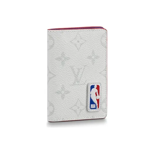 LOUIS VUITTON Coated Canvas Wallet Regular Men
s White