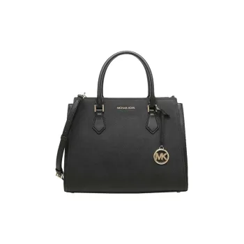 MICHAEL KORS Hope Cow Leather Briefcase, Handbag Tubas Women's Black